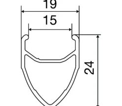 Mavic CXP Pro Rim - black