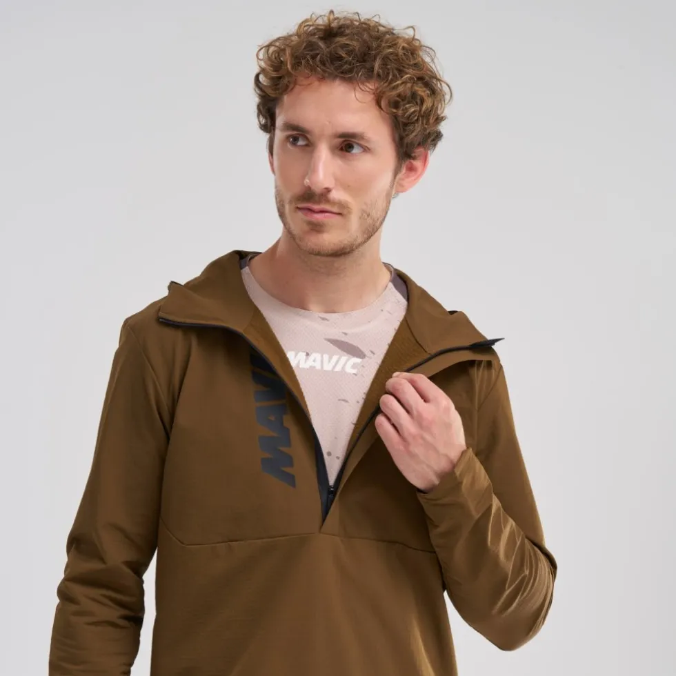 Mavic Deemax Thermo Wind Hoody Anorak Men - desert palm