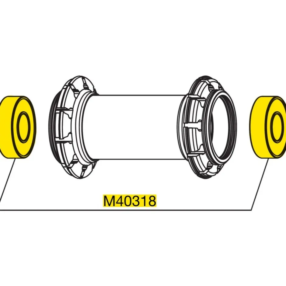 Kogellagers En Glijlagers < Mavic Front Wheel Hub Bearings 6001 - 12x28x8mm - M40318