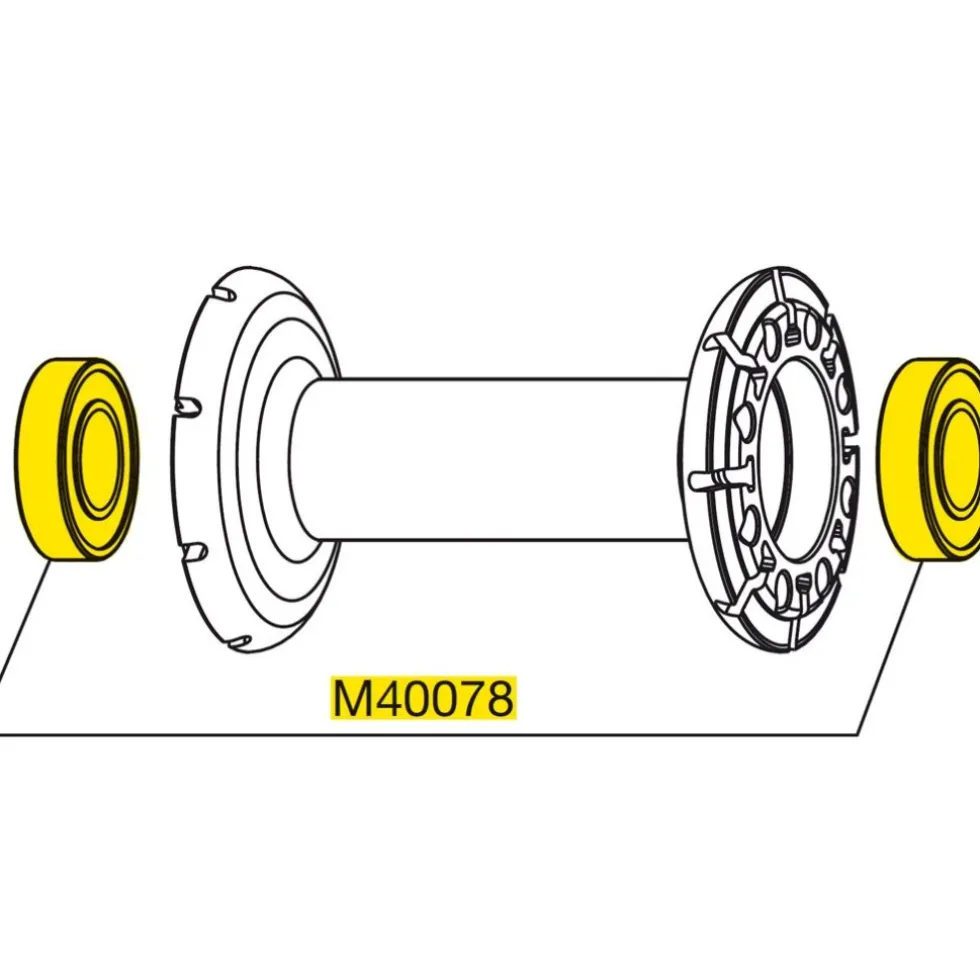 Mavic Hub Bearings for Front Wheels 6901 - 12x24x6mm - M40078