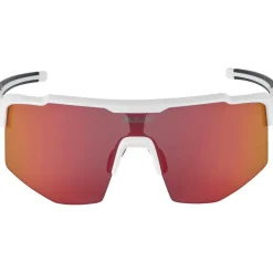 Racefietsbrillen < Mavic MVS Shield Zonnebril - white/red