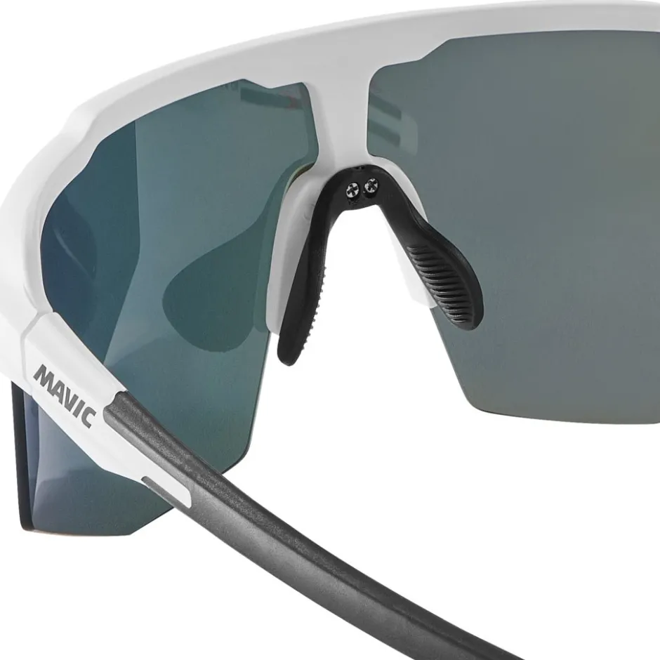 Racefietsbrillen < Mavic MVS Shield Zonnebril - white/red