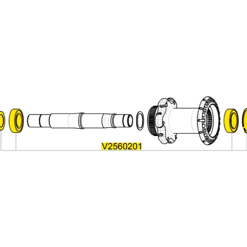 Kogellagers En Glijlagers < Mavic Rear Wheel Hub Bearing ID360 big - V2560201