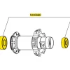 Mavic Rear Wheel Hub Bearings 608 + 6001 - 8x22x7mm + 12x28x8mm - M40660