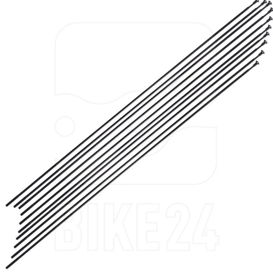 Spaken En Nippels < Mavic Spokes 283mm for Aksium 2016 Cannondale Version Front Wheel + Rear Wheel - Non Drive Side (10 Pieces) - V2272701 - black