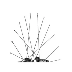 Mavic Spokes 275mm for Crossroc 2014/Crossroc XL 2015 650b/27,5" Rear Wheels - Drive Side (12 Pieces) - 36689301 - black