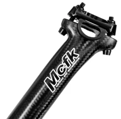 Mcfk Zadelpen met Offset - Carbon - 25.4mm - 3K Mat