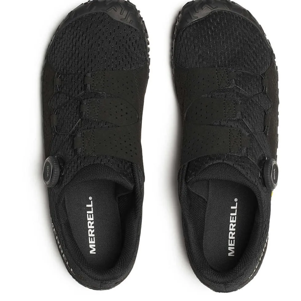 Merrell Vapor Glove 6 BOA Barefoot Schoenen Heren - zwart