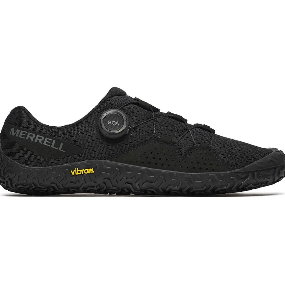 Merrell Vapor Glove 6 BOA Barefoot Schoenen Heren - zwart