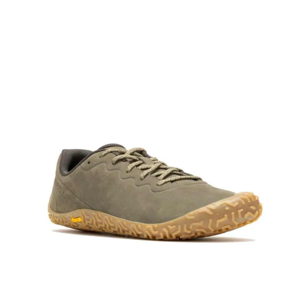 Merrell Vapor Glove 6 Leren Schoenen Heren Barefoot - olive