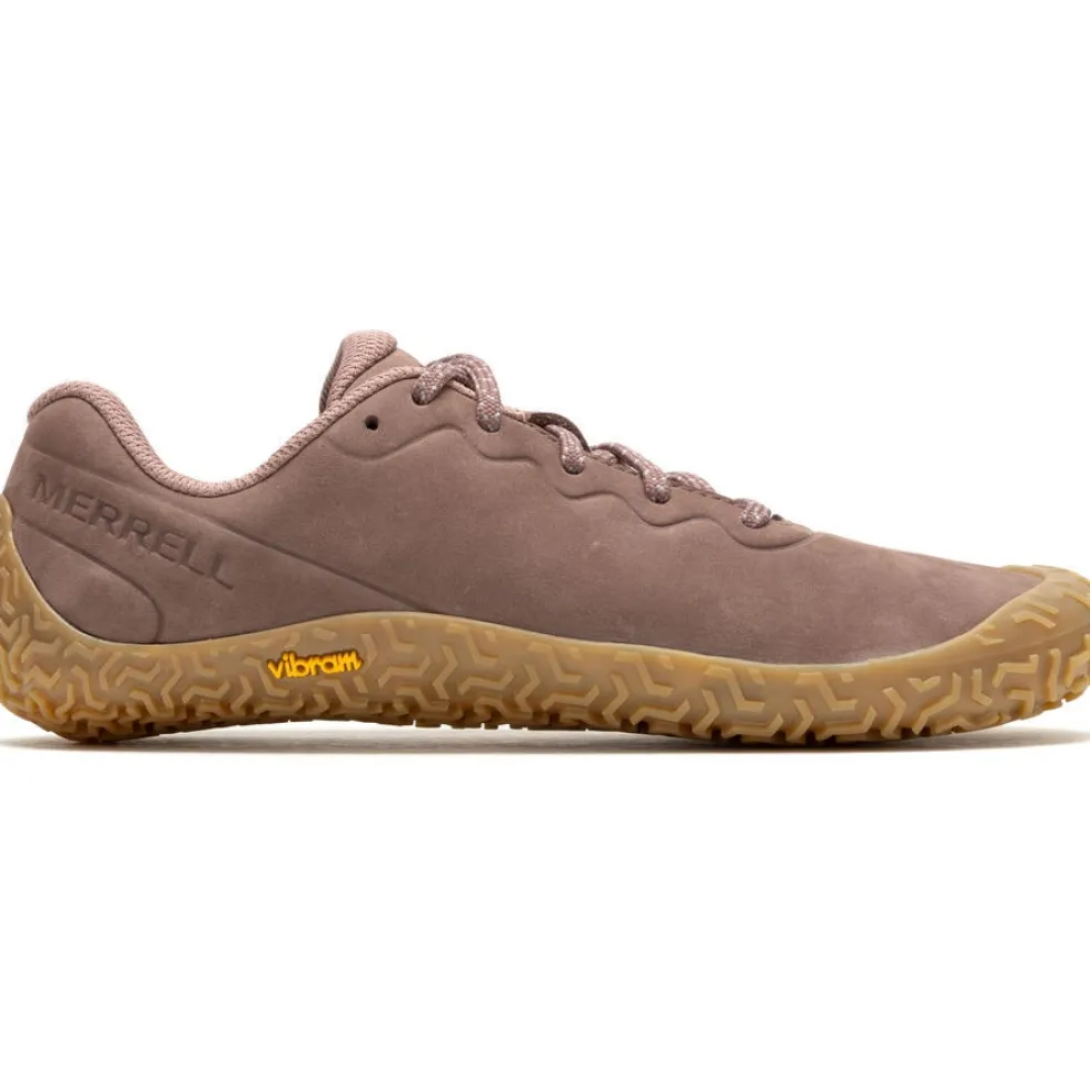 Merrell Vapor Glove 6 Leren Barefoot Schoenen Vrouwen - marron