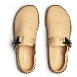 Merrell Wrapt Slide Nubuck Barefoot Schoenen Heren - latte