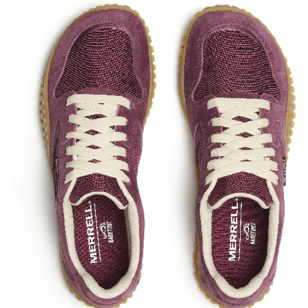 Merrell Wrapt Sneaker Barefoot schoenen voor dames - dark cherry