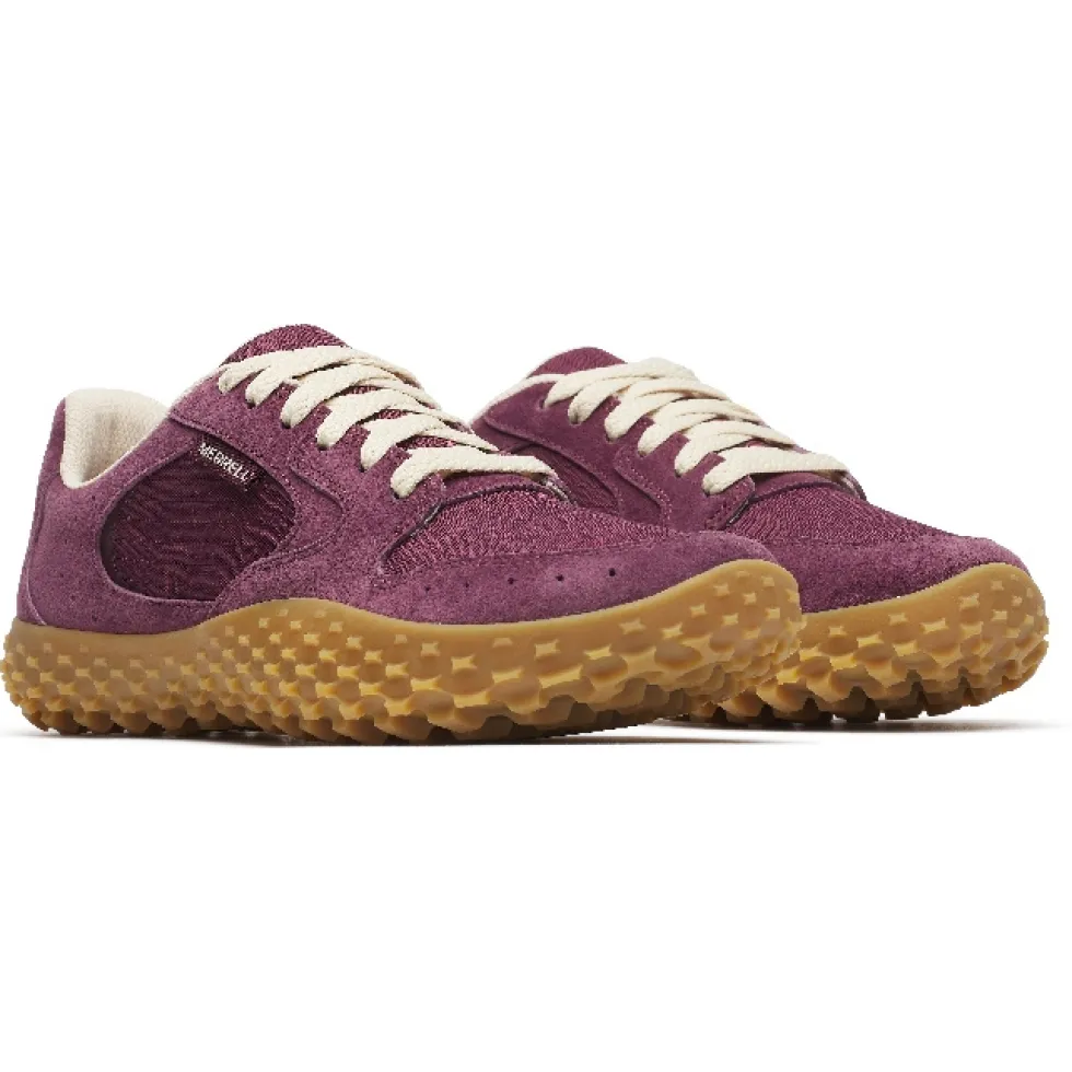 Merrell Wrapt Sneaker Barefoot schoenen voor dames - dark cherry