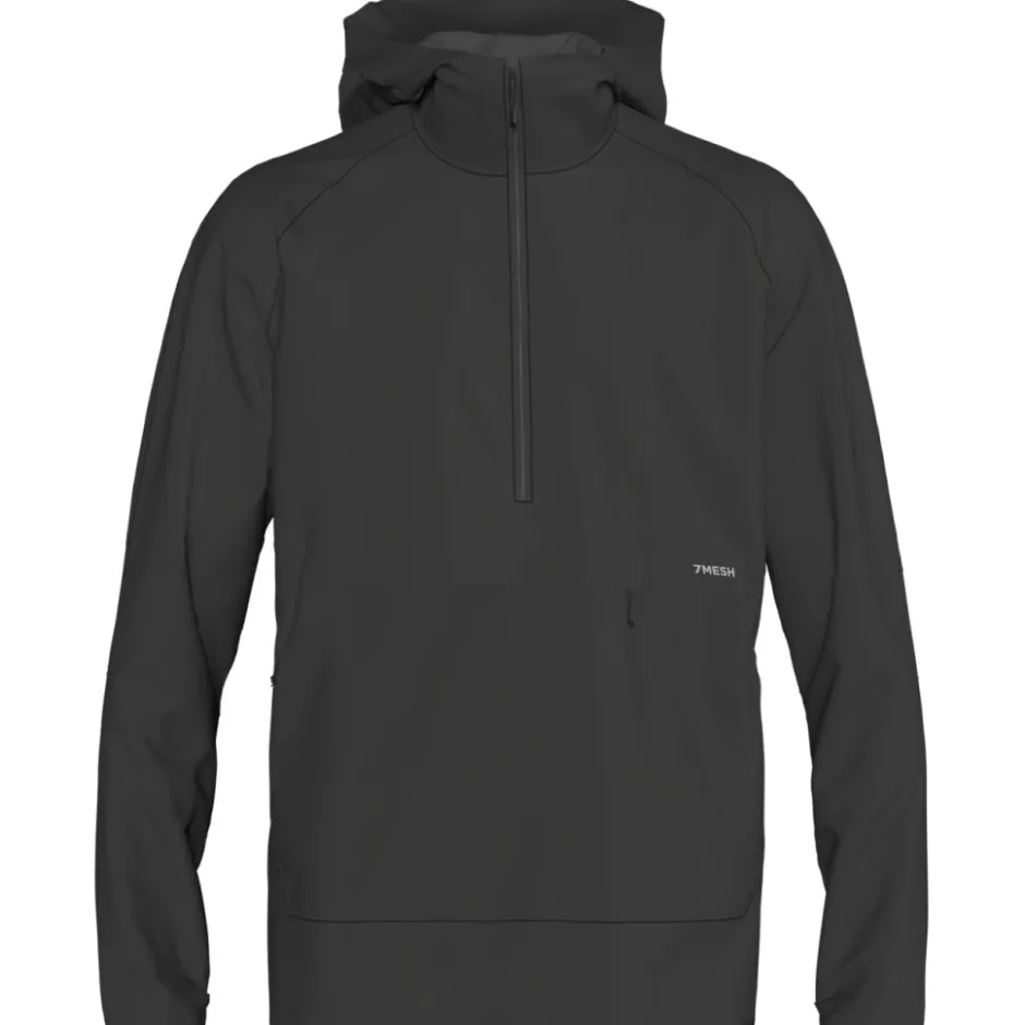 Regenjassen|Mtb-Jacks < 7Mesh Cache Anorak Heren - Zwart