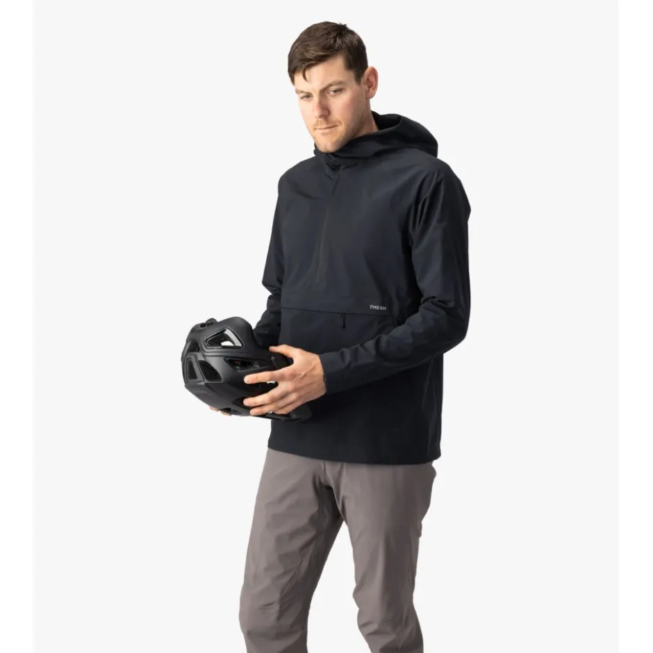 Regenjassen|Mtb-Jacks < 7Mesh Cache Anorak Heren - Zwart
