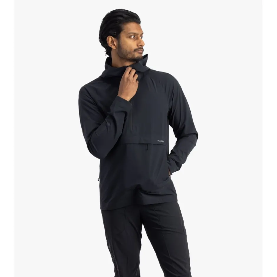 Regenjassen|Mtb-Jacks < 7Mesh Cache Anorak Heren - Zwart