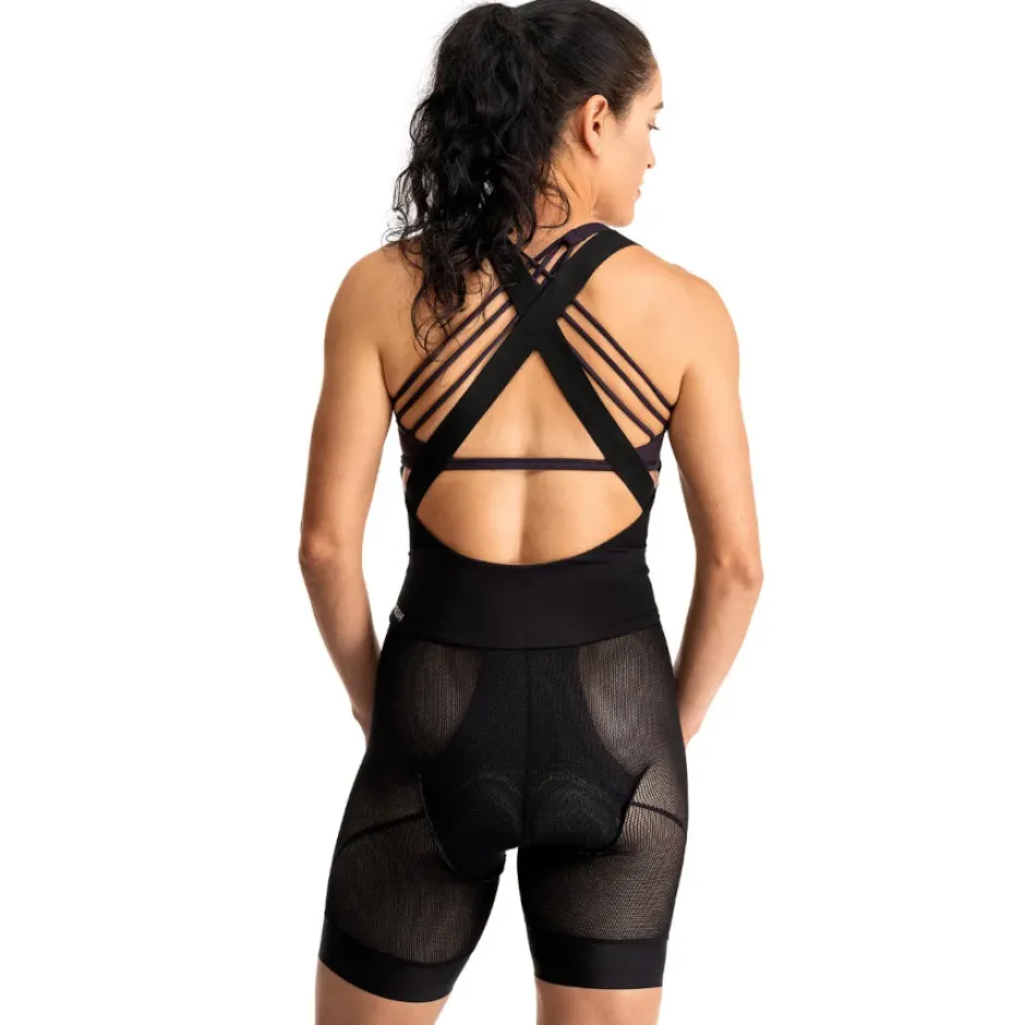 Onderbroeken < 7Mesh Foundation Fiets-Binnenshort met Bretes Dames - Zwart
