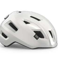 MET E-Mob Helm - wit glanzend