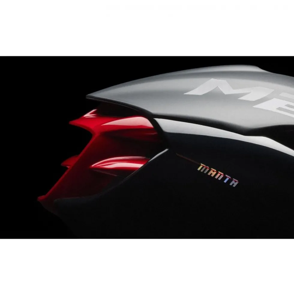 MET Manta MIPS Fietshelm - White Holographic Glossy