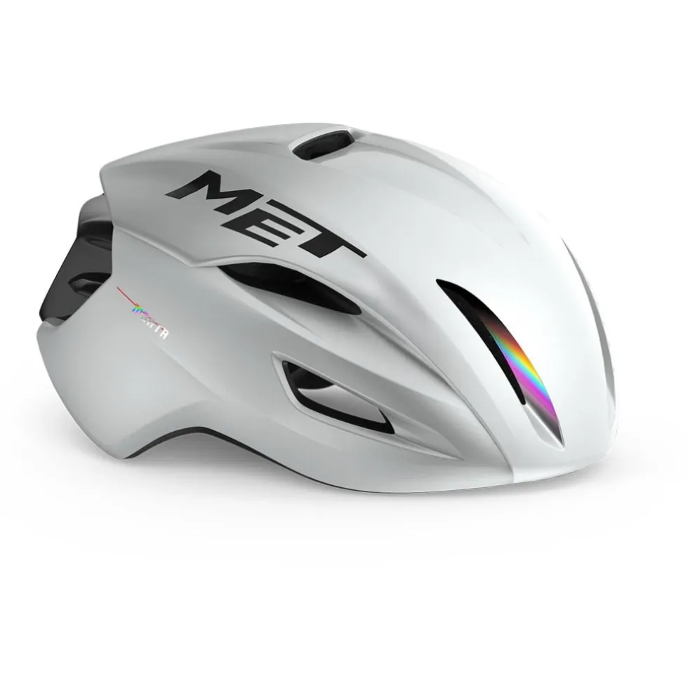 MET Manta MIPS Fietshelm - White Holographic Glossy