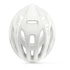 Racefietshelmen < MET Rivae Aboute White IP Racefiethe - iited Edition