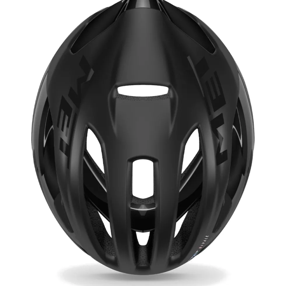 MET Rivale MIPS Racefietshelm - Black / Matt Glossy