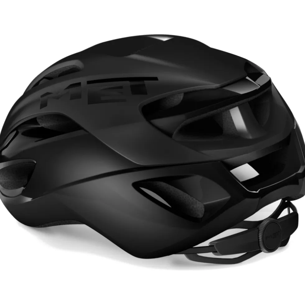 MET Rivale MIPS Racefietshelm - Black / Matt Glossy