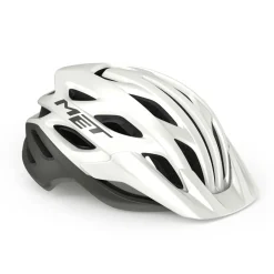 Gravelhelmen < MET Veleno MIP Hel - white/gray matt