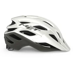 Gravelhelmen < MET Veleno MIP Hel - white/gray matt