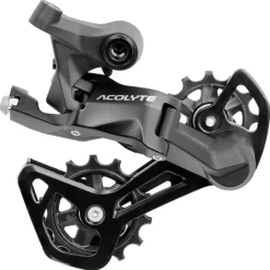 Derailleurs < microSHIFT ACOLYTE V2 RD-M5180M-B Achterderailleur - 1x8-Voudig - Middellange Kooi