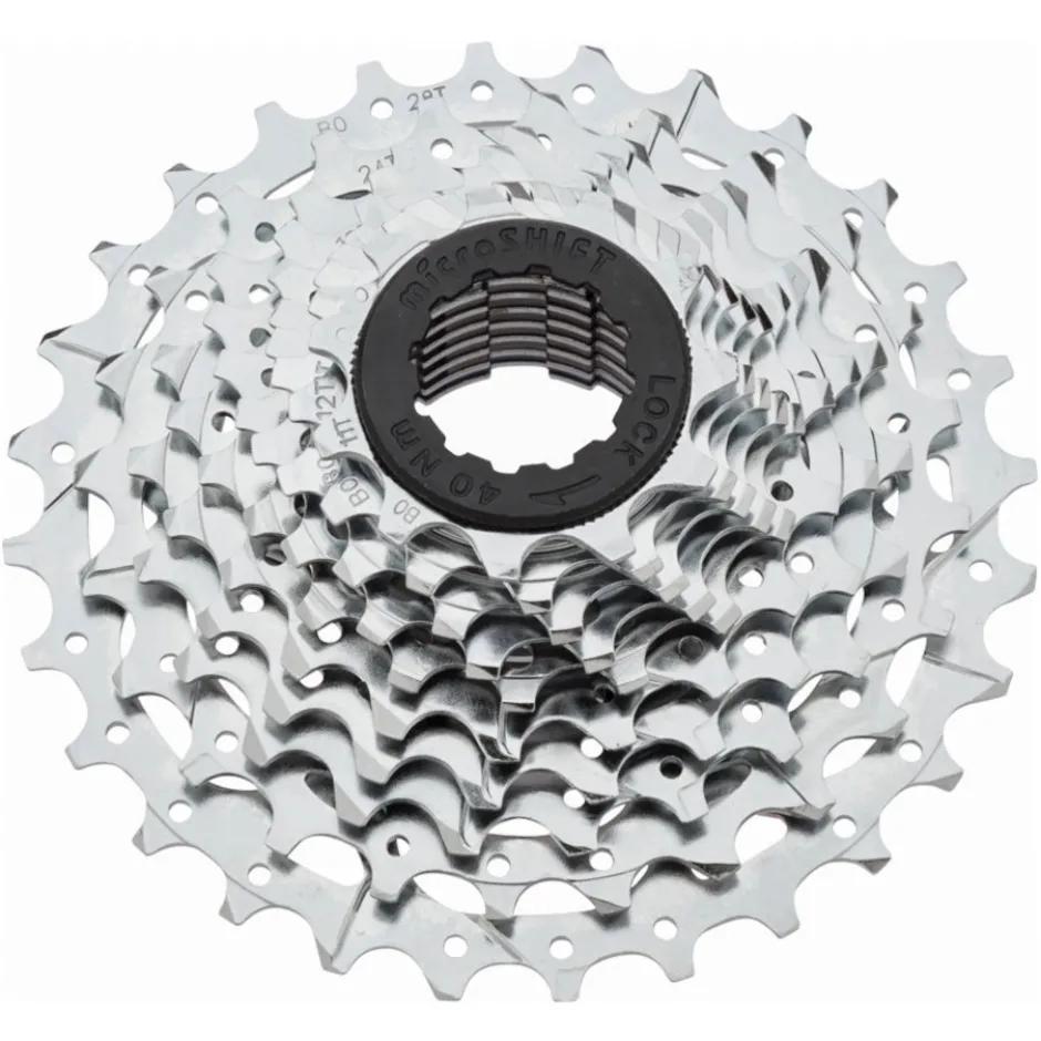 Cassettes < microSHIFT R10 CS-H100 Road Cassette - 10-speed - 11-28 Teeth