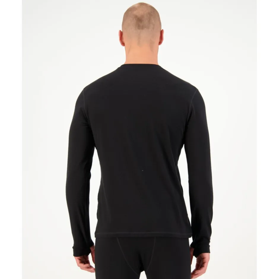 Baselayers < Mons Royale Cascade erino Hed et Lange ouwen Heren - zwart