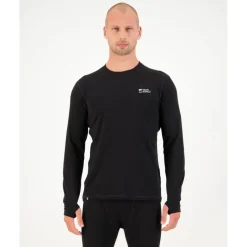 Baselayers < Mons Royale Cascade erino Hed et Lange ouwen Heren - zwart