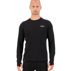 Baselayers < Mons Royale Cascade erino Hed et Lange ouwen Heren - zwart