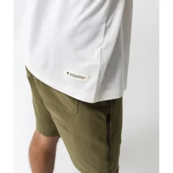 T-Shirts & Tops < Mons Royale Yonder erino Organic Cotton T-hirt Heren - vintage white