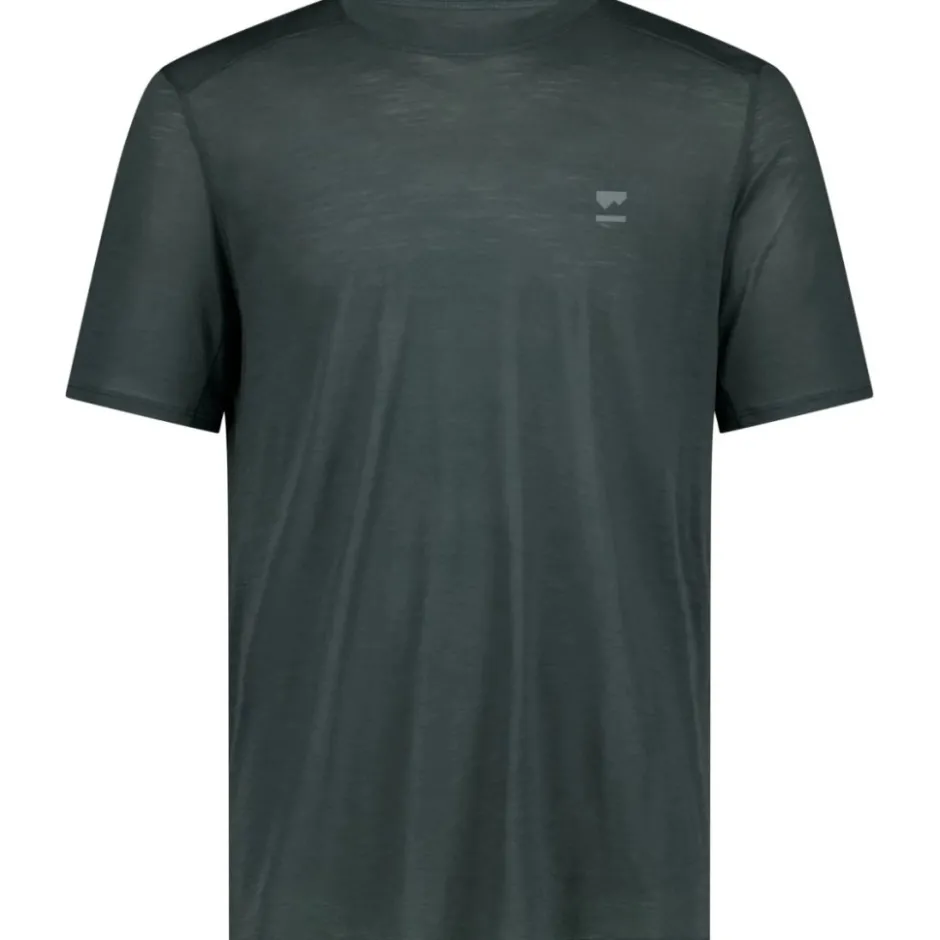 T-Shirts En Tops < Mons Royale Aero Utraight erino T-hirt voor heren - dark cypre