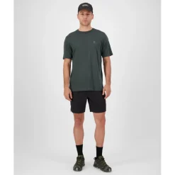 T-Shirts En Tops < Mons Royale Aero Utraight erino T-hirt voor heren - dark cypre