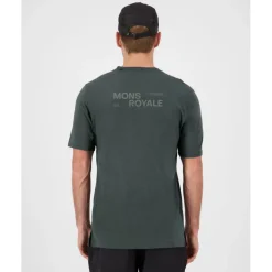 T-Shirts En Tops < Mons Royale Aero Utraight erino T-hirt voor heren - dark cypre