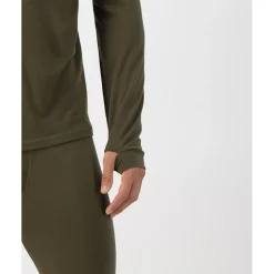 Mons Royale Cascade Merino Hemd met Lange Mouwen Heren - dark olive
