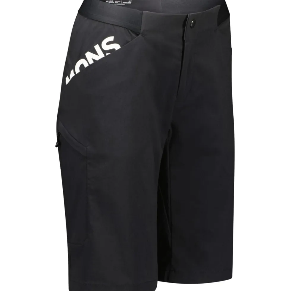 Mons Royale Diversion Merino Trail Short Dames - zwart