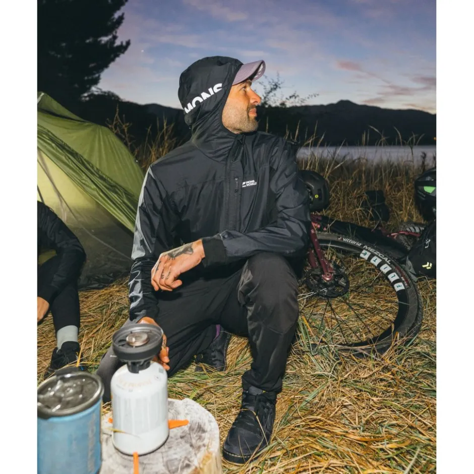 Windjacks|Mtb-Jacks < Mons Royale Diverion erino Windja Heren - zwart