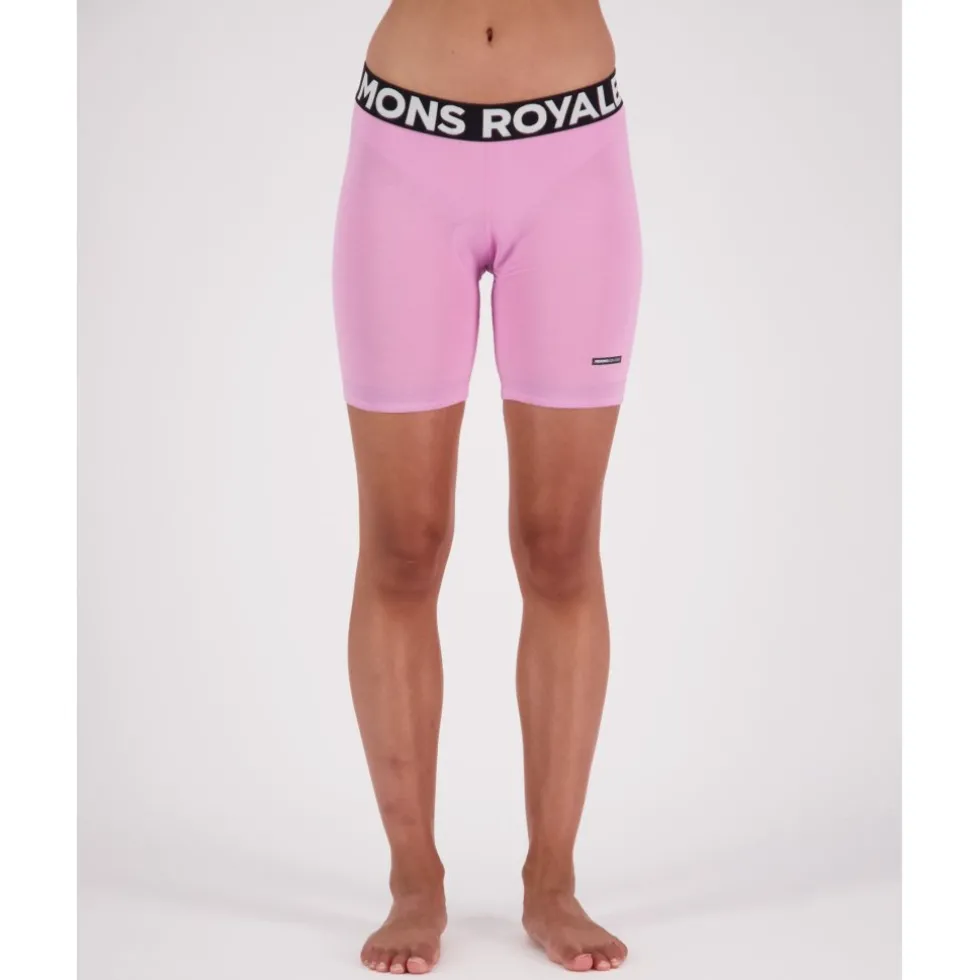 Mons Royale Low Pro Merino Ondershort Dames - pop pink