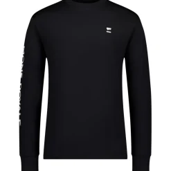 Mons Royale Yotei Merino Classic Shirt met Lange Mouwen Heren - zwart