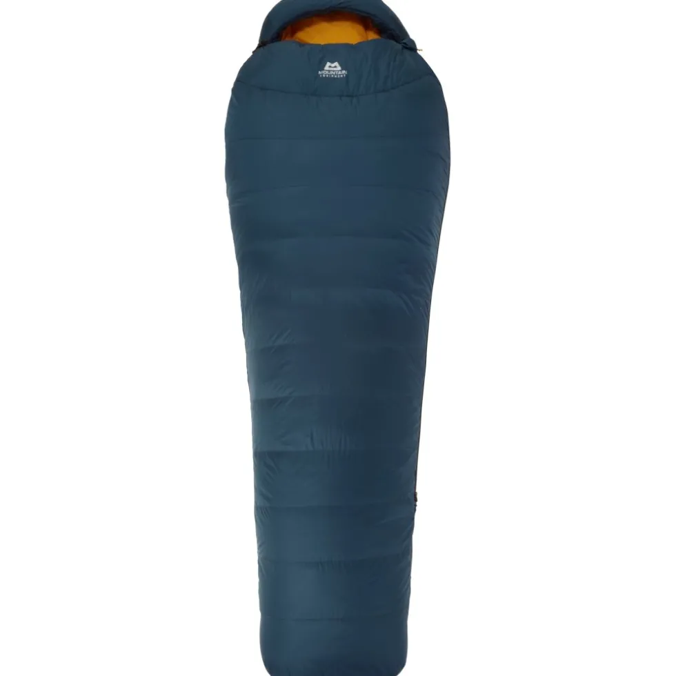 Mountain Equipment Helium 250 Regular Slaapzak ME-006072 - zip left - majolica blue