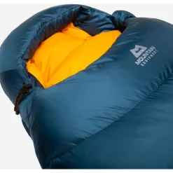 Mountain Equipment Helium 250 Regular Slaapzak ME-006072 - zip left - majolica blue