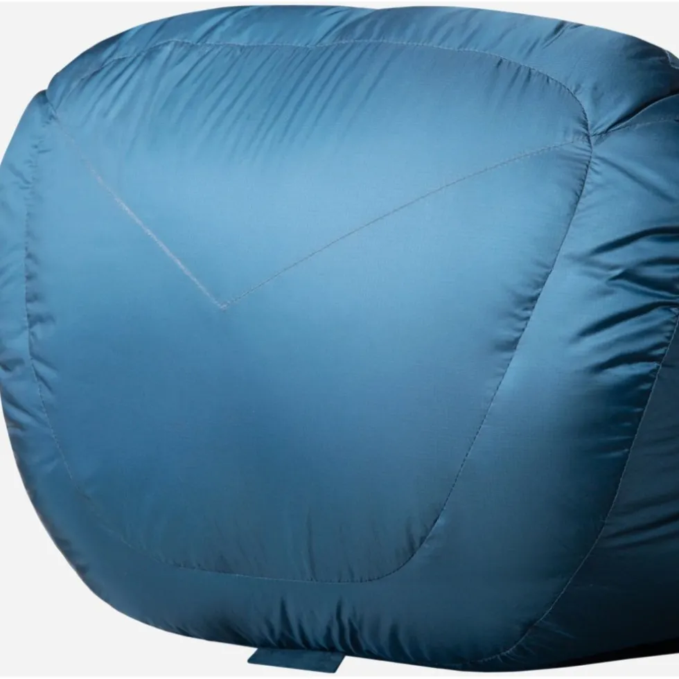 Mountain Equipment Helium 250 Regular Slaapzak ME-006072 - zip left - majolica blue