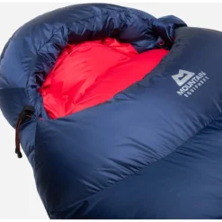 Slaapzakken < Mountain Equipment Helium 250 Regular Slaapzak Dames ME-006074 - zip left - medieval blue