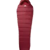 Mountain Equipment Olympus 450 Regular Slaapzak Dames ME-006082 - zip right - rhubarb
