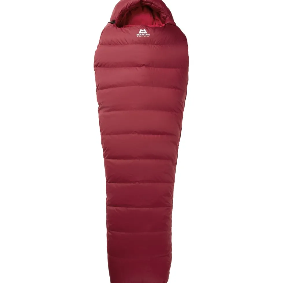 Mountain Equipment Olympus 450 Regular Slaapzak Dames ME-006082 - zip right - rhubarb